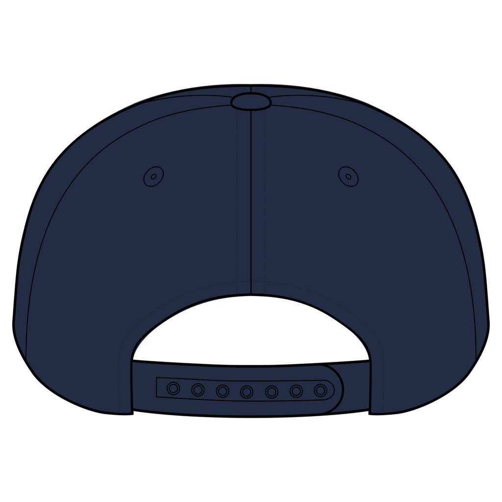 Ginger Ghost Embroidered Snapback — Vintage "Gramps" Cap