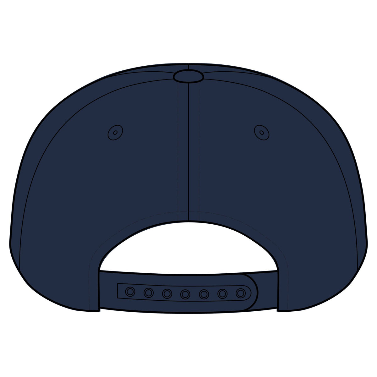Ginger Ghost Embroidered Snapback — Vintage "Gramps" Cap