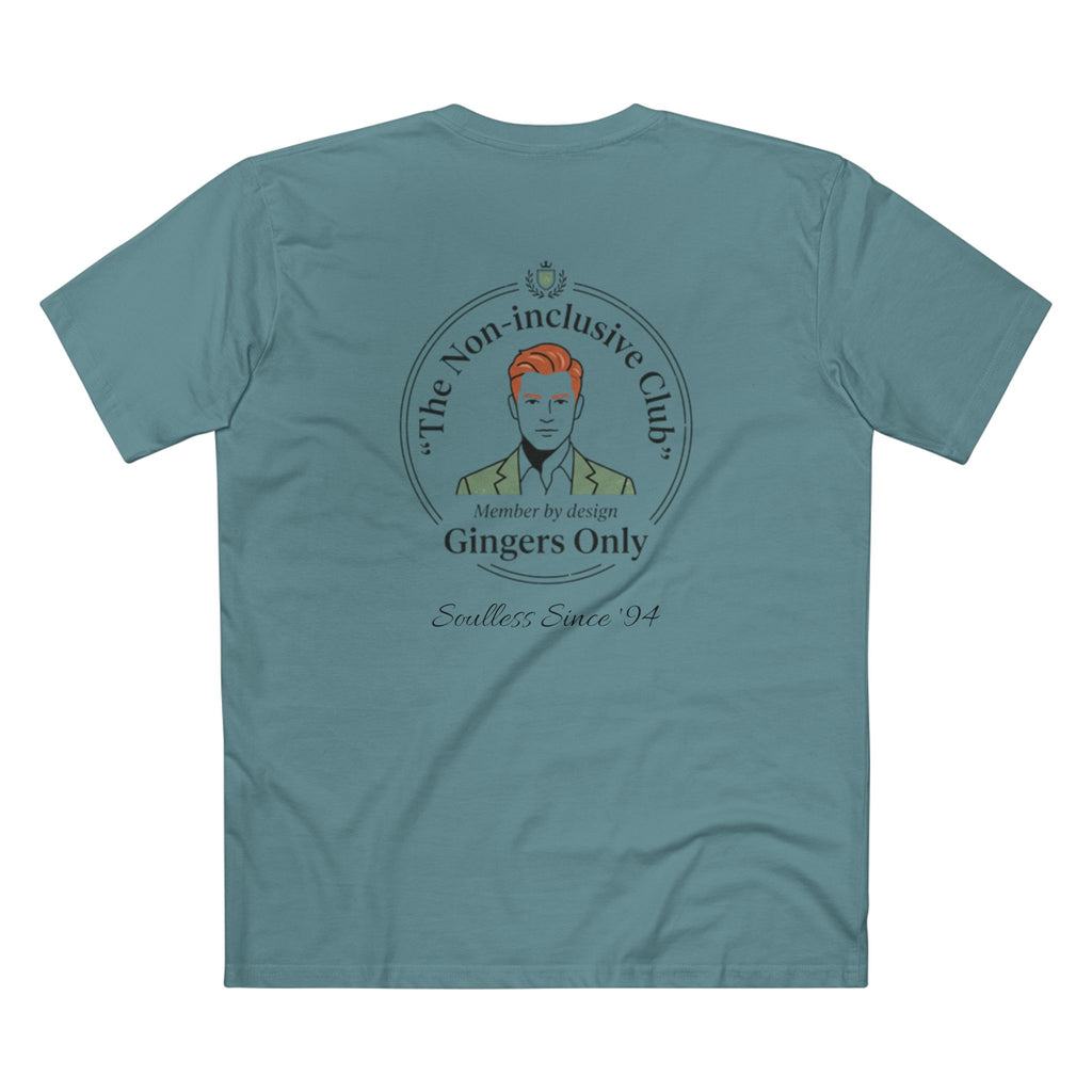 Gingers Only Tee — The Non-Inclusive Club | Redhead Pride Graphic Tee