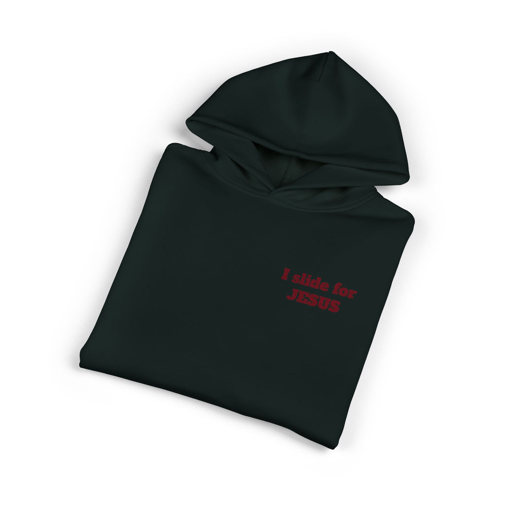 Slide for Jesus Hoodie — “You Gingas Know I Slide for JESUS” Black Relaxed Pullover