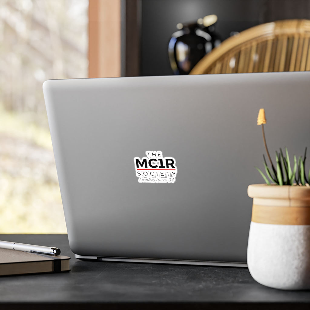 The MC1R Society Logo Sticker — Weatherproof Vinyl Decal for Gingers