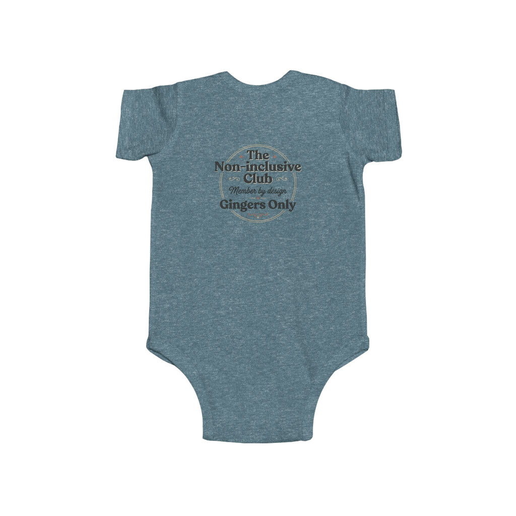 Ginger Ghost Baby Bodysuit — "Gingers Only" Infant Onesie