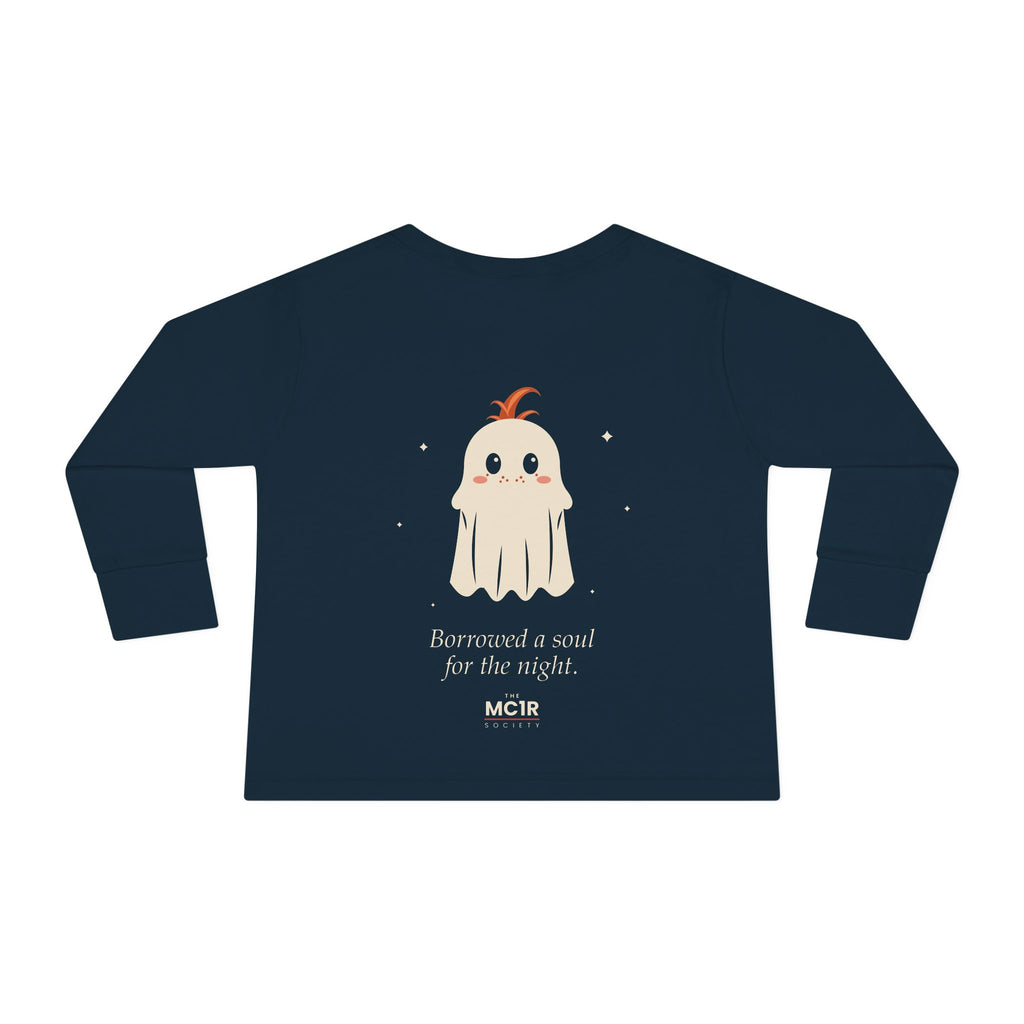 Little Ginger Ghost Toddler Long Sleeve Tee