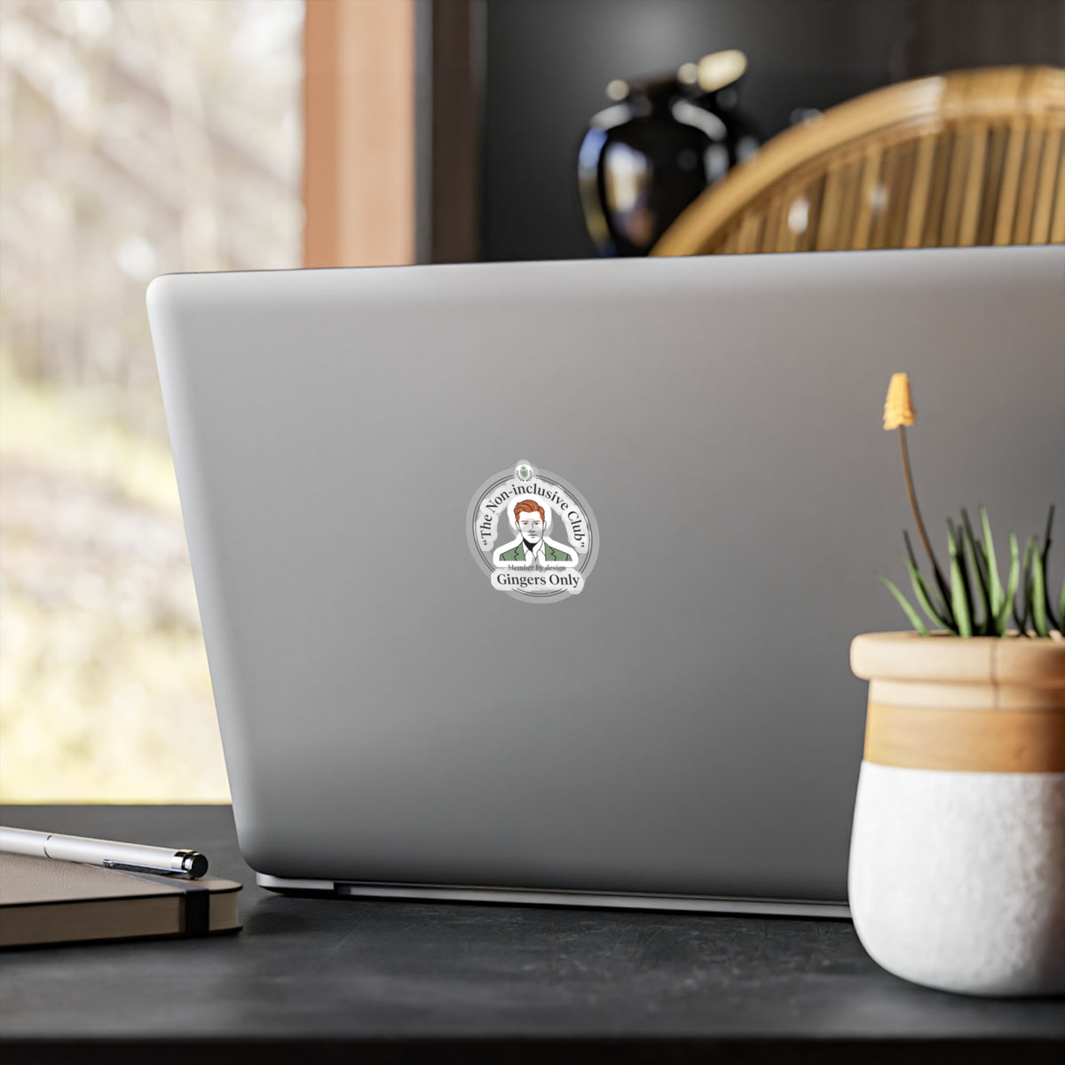 Gingers Only Vinyl Sticker — "The Non-inclusive Club" Kiss-Cut Laptop Decal