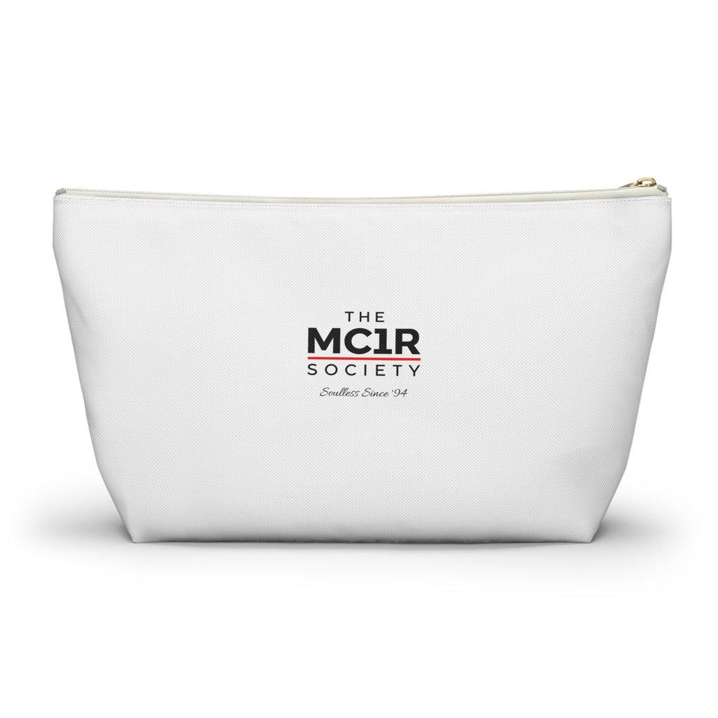 Monogram Accessory Pouch — The MC1R Society Cosmetic Bag