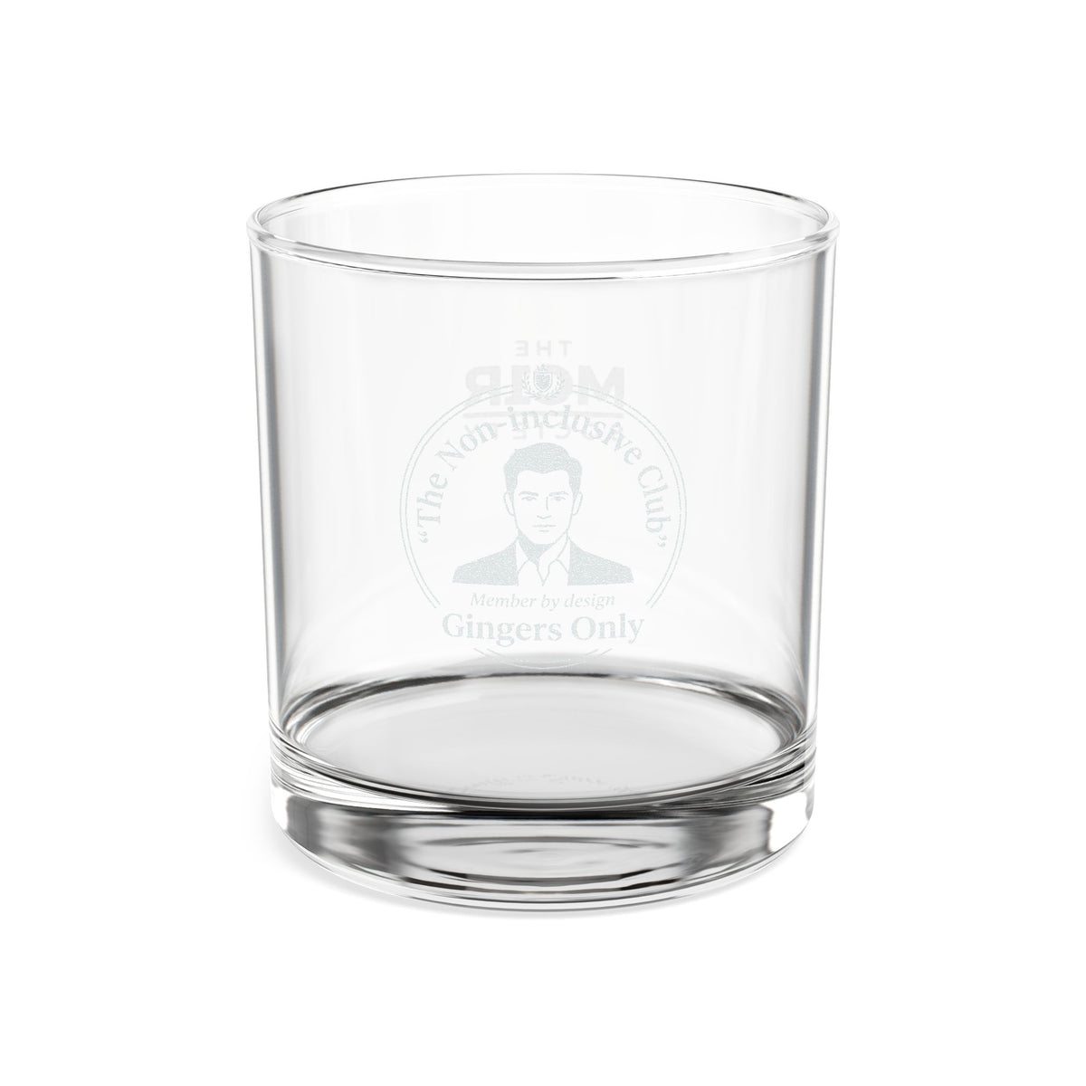 Engraved Whiskey Glass — 10.5oz Rocks Tumbler for Redheads