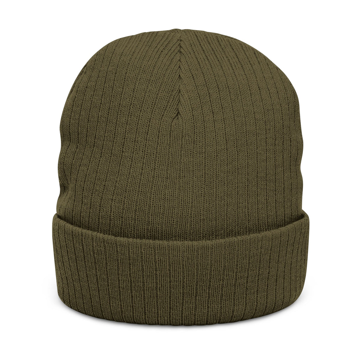 Ginger Ghost Embroidered Ribbed Beanie