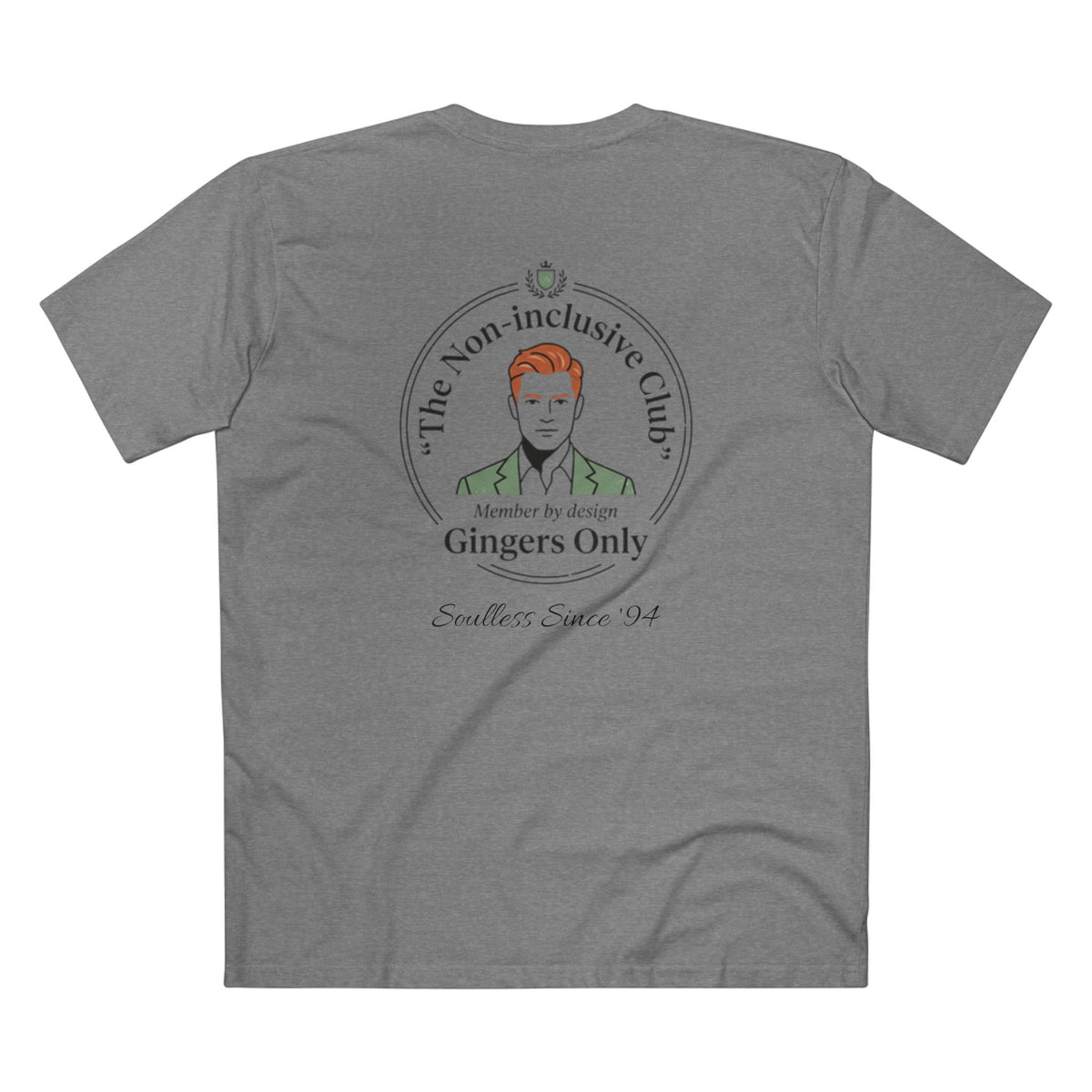 Gingers Only Tee — The Non-Inclusive Club | Redhead Pride Graphic Tee