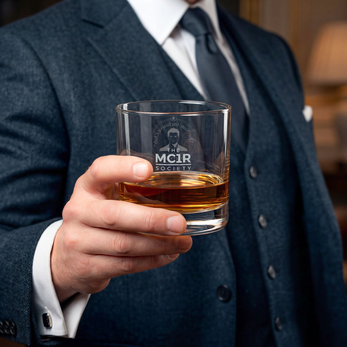 Engraved Whiskey Glass — 10.5oz Rocks Tumbler for Redheads