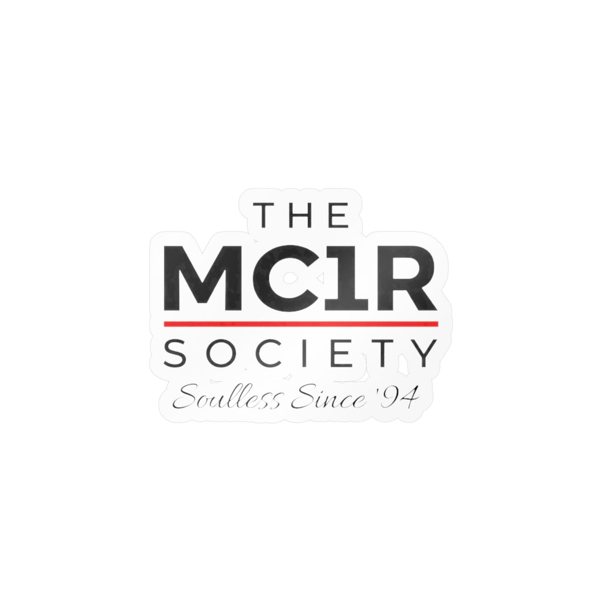 The MC1R Society Logo Sticker — Weatherproof Vinyl Decal for Gingers