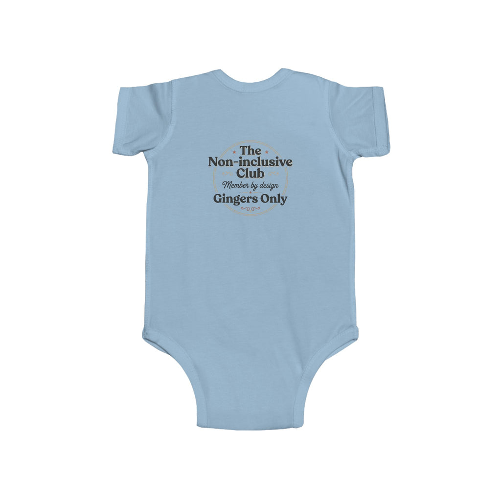 Ginger Ghost Baby Bodysuit — "Gingers Only" Infant Onesie