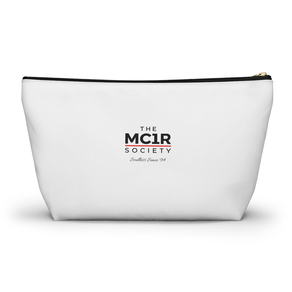 Monogram Accessory Pouch — The MC1R Society Cosmetic Bag