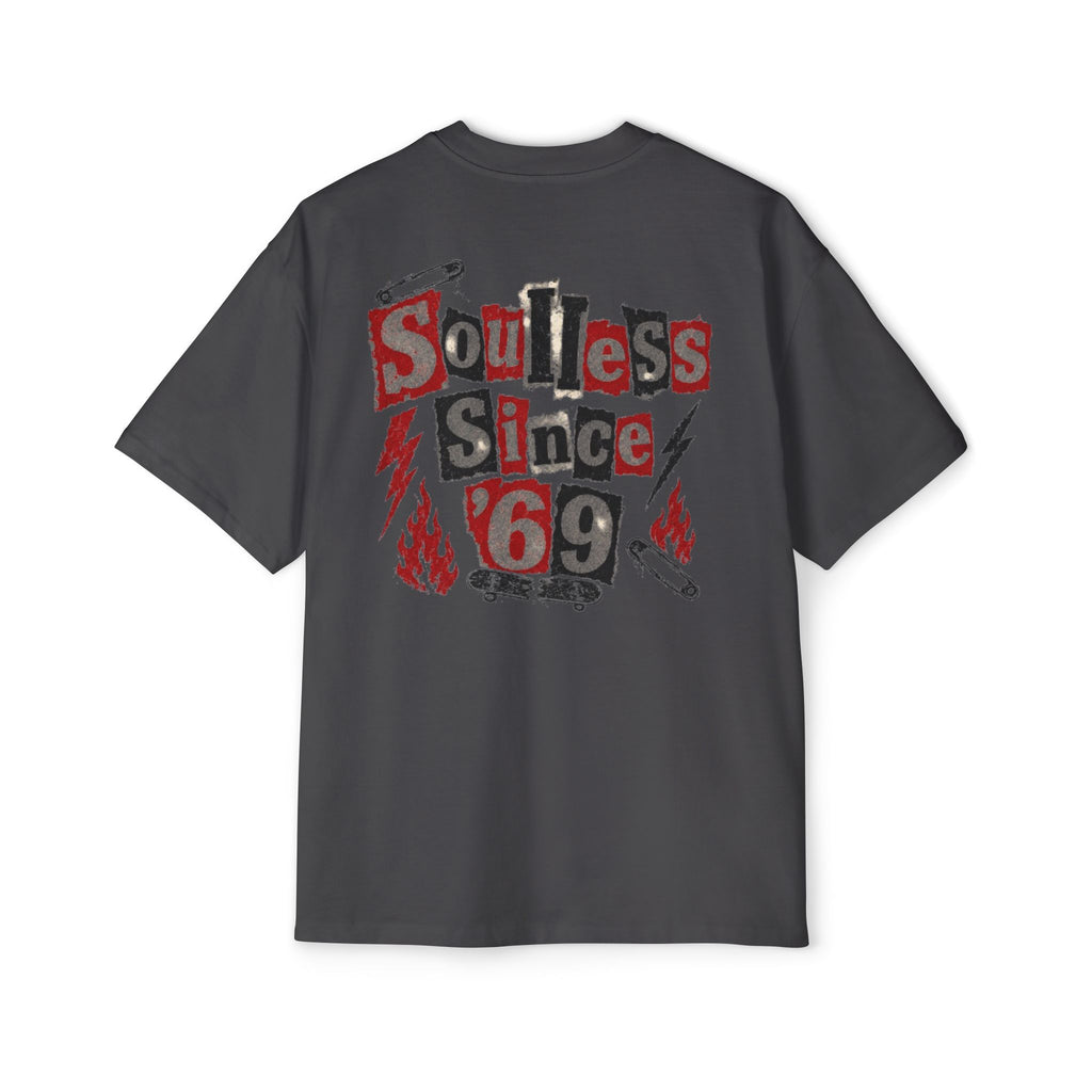 Soulless Since '69 Oversized Tee — Vintage Punk Graphic T‑Shirt