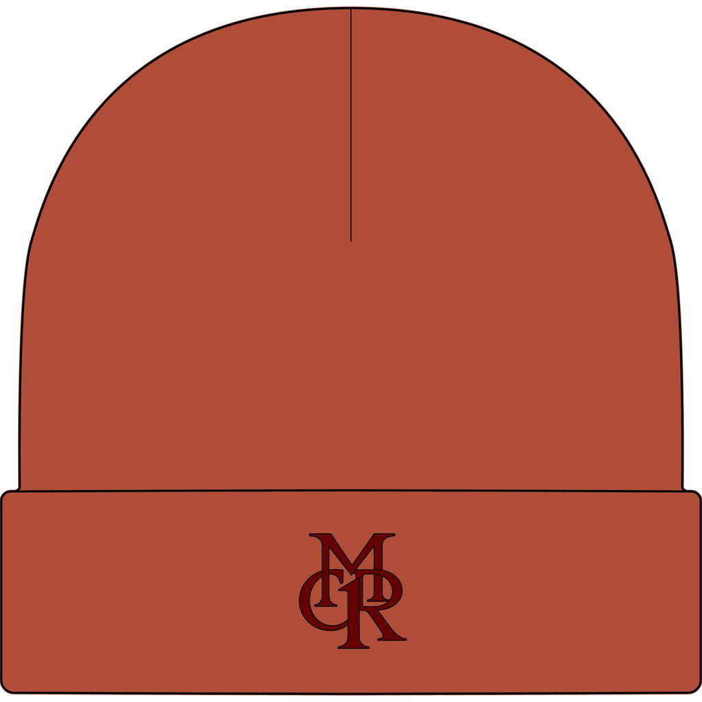 Monogram Cuff Beanie — MCR Embroidered Winter Hat