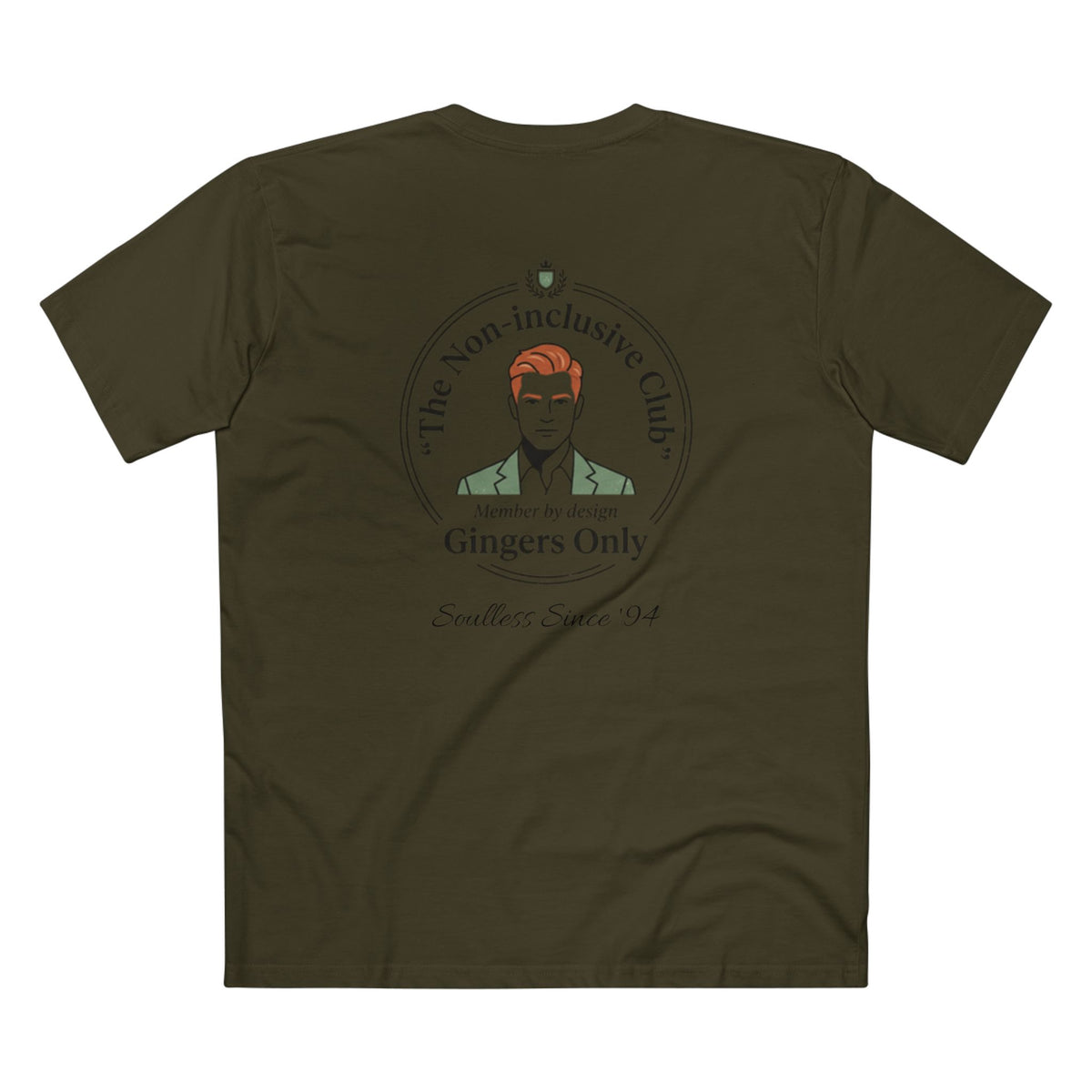Gingers Only Tee — The Non-Inclusive Club | Redhead Pride Graphic Tee