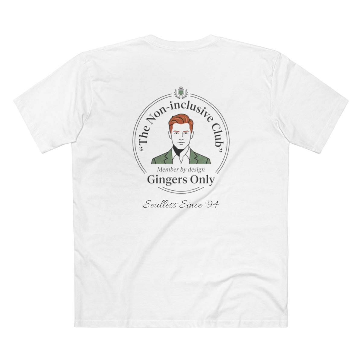 Gingers Only Tee — The Non-Inclusive Club | Redhead Pride Graphic Tee