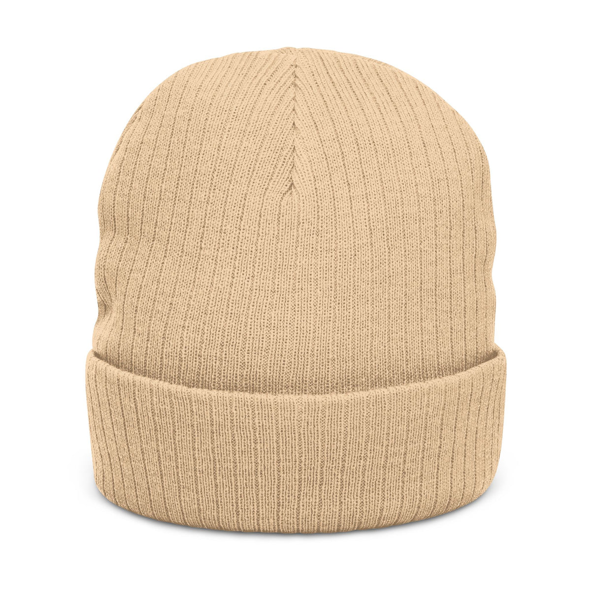 Ginger Ghost Embroidered Ribbed Beanie
