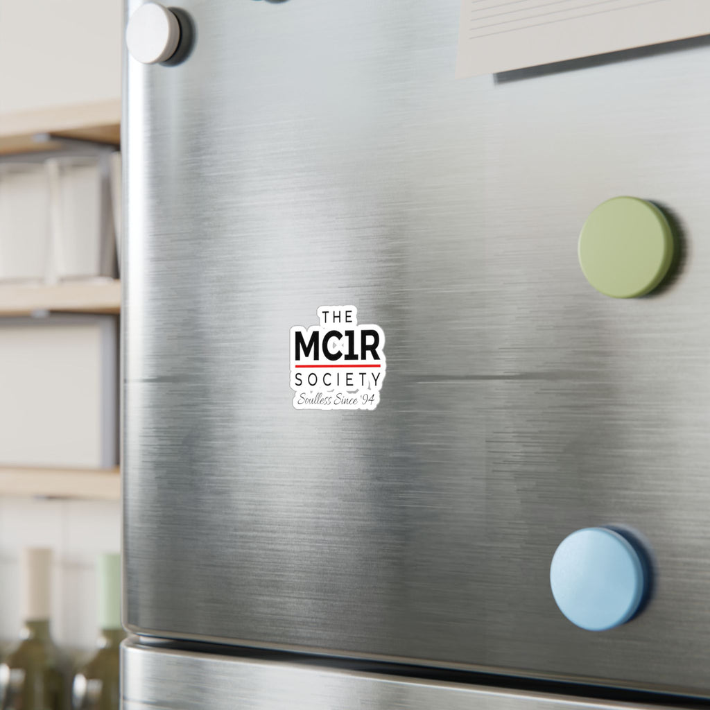 The MC1R Society Logo Sticker — Weatherproof Vinyl Decal for Gingers
