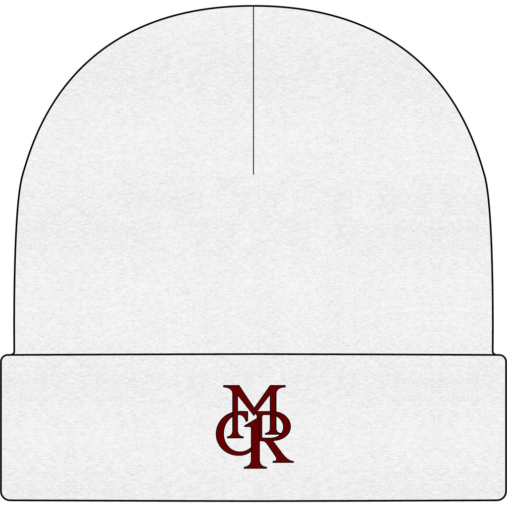 Monogram Cuff Beanie — MCR Embroidered Winter Hat