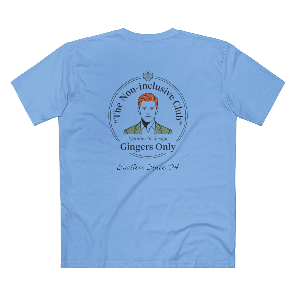Gingers Only Tee — The Non-Inclusive Club | Redhead Pride Graphic Tee