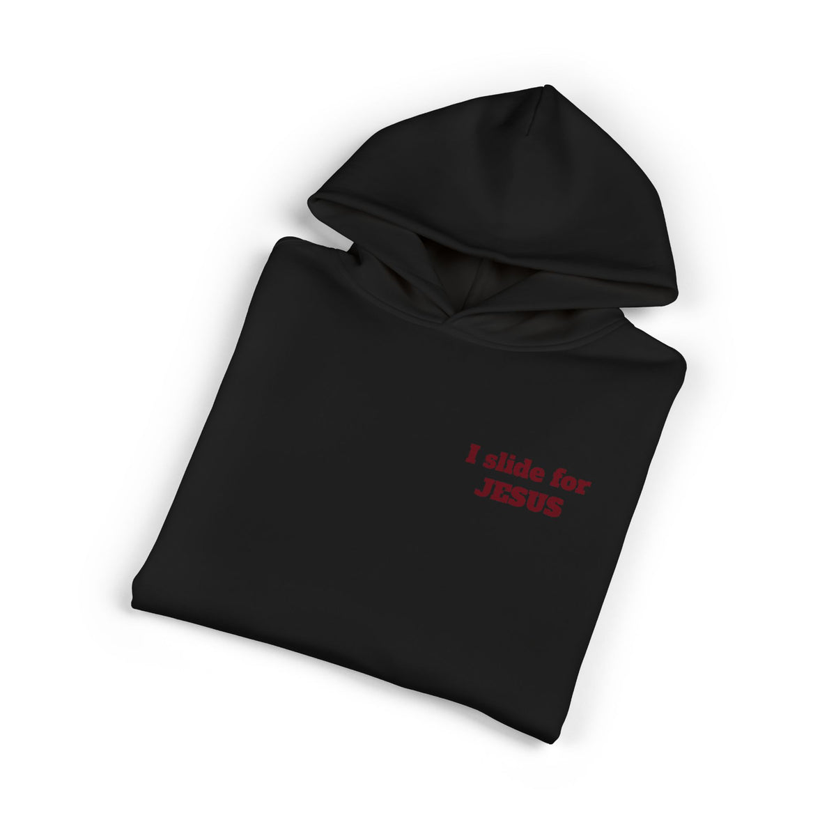 Slide for Jesus Hoodie — “You Gingas Know I Slide for JESUS” Black Relaxed Pullover