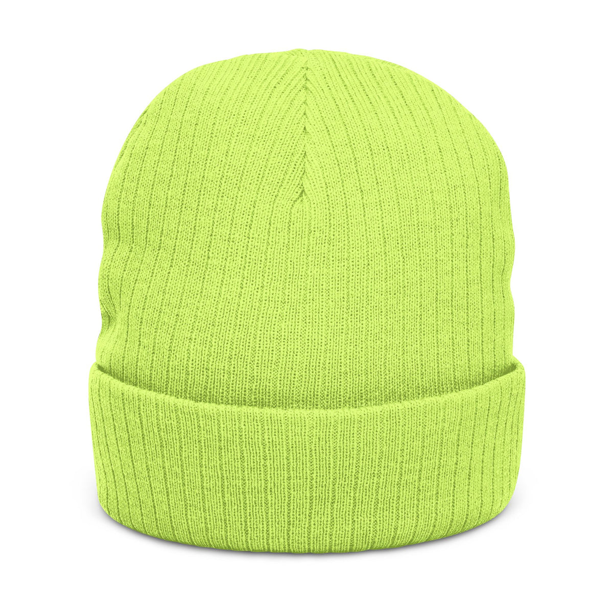 Ginger Ghost Embroidered Ribbed Beanie