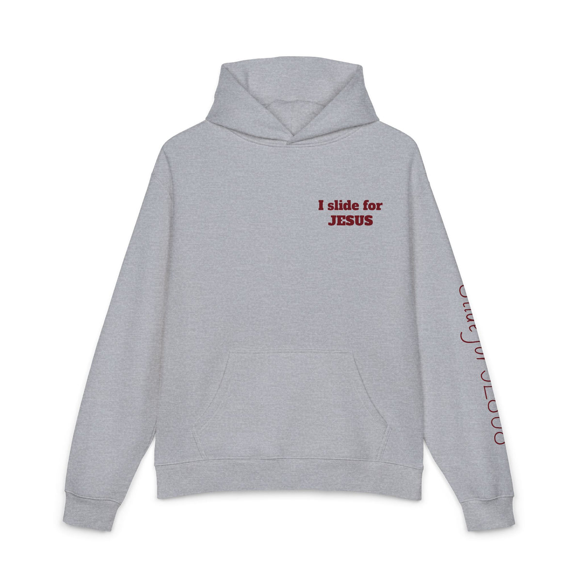 Slide for Jesus Hoodie — “You Gingas Know I Slide for JESUS” Black Relaxed Pullover
